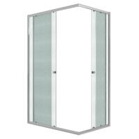 Душевое ограждение Niagara Eco NG-1012-14QMT (120х80х190) прямоугольник,раздвижное,хром,стекло матовое,1 место