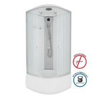 Душевая кабина Niagara Eco E100/40/MT (100х100х215) высокий поддон(40см),стекло матовое,4 места