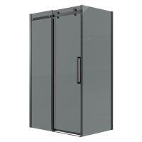 Боковая стенка Grossman Classic 200.K33.04.80.21.10 (80х195) черный матовый,стекло тонированное, 1 место