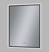 Зеркало PRAGMA-норма BLACK (600*800*45) LED с сенсорным выключателем и подогревом