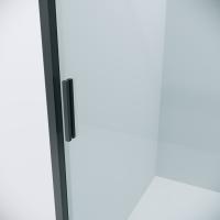 Душевое ограждение Grossman Style 100.K33.05.110.21.00-200.K33.05.100.21.00 (110х100х195) раздвижная,черный матовый,стекло прозрачное,2 места