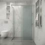 Душевое ограждение Niagara Eco NG-1012-14QMT (120х80х190) прямоугольник,раздвижное,хром,стекло матовое,1 место