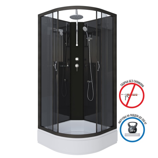 Душевая кабина Niagara NG 6501-14BKT Тропический душ