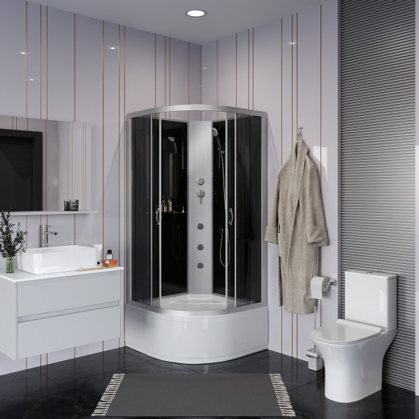 Душевая кабина Niagara NG 2509-14BKG Без крыши