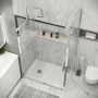 Душевое ограждение Grossman Cosmo 100.K33.02.120.10.00-200.K33.02.90.10.00 (120х90х195) раздвижная,хром,стекло прозрачное,2 места