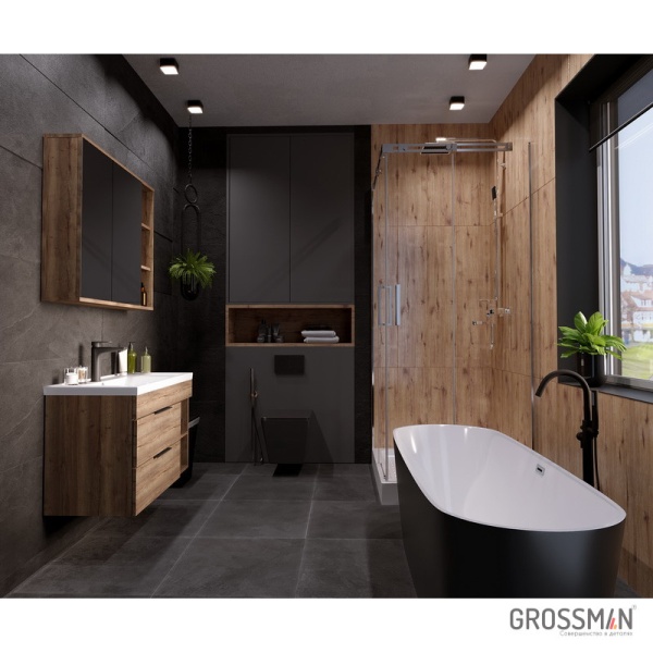Отдельностоящая ванна Grossman GR-2701 Black