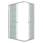 Душевое ограждение Niagara Eco NG-1012-14QMT (120х80х190) прямоугольник,раздвижное,хром,стекло матовое,1 место