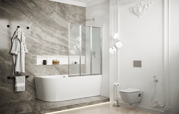 Шторка для ванны Ambassador Bath Screens 16041114