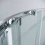 Душевое ограждение Grossman Cosmo 301.K33.02.1010.10.00 (100х100х195) четверть круга,раздвижная,хром,стекло прозрачное, 1 место
