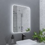 Зеркало ELEGANS-норма BLACK (600*800*45) LED с сенсорным выключателем и подогревом