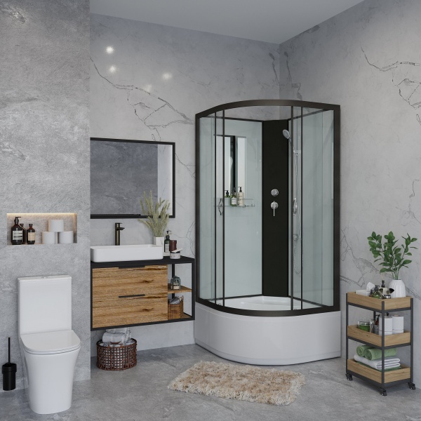 Душевая кабина Niagara NG 6708-14BK Без крыши
