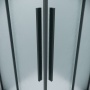 Душевое ограждение Grossman Galaxy 1/2.K33.01.90.21.02-1/2.K33.01.10L.21.02 (90х100х195) раздвижная,черный матовый,стекло шиншилла,2 места