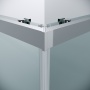 Душевое ограждение Grossman Cosmo 300.K33.02.8080.10.00 (80х80х195) квадрат,раздвижная,хром,стекло прозрачное, 1 место