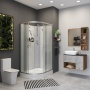Душевая кабина Niagara NG 3312-14RBKT Без крыши тропик