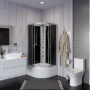 Душевая кабина Niagara NG 2508-14BKTG Без крыши