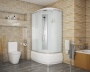 Душевая кабина Niagara Eco E120/80/40L/MT (120х80х215) высокий поддон(40см),стекло матовое,4 места