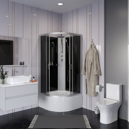 Душевая кабина Niagara NG 2509-14BKTG Без крыши