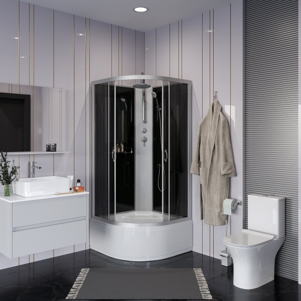 Душевая кабина Niagara NG 2509-14BKTG Без крыши