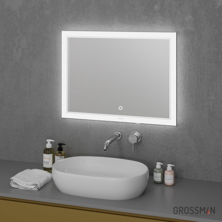 Зеркало Grossman Sirius 800*700 с сенсорным выключателем