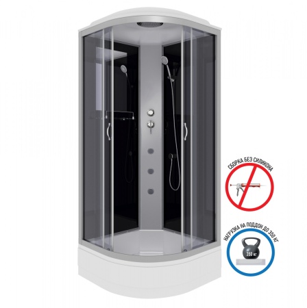 Душевая кабина Niagara NG 3501-14G с гидромассажем