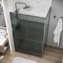 Душевое ограждение Grossman Galaxy 100.K33.01.120.42.10-200.K33.01.100.42.10 (120х100х195) раздвижная,графит сатин,стекло тонированное,2 места