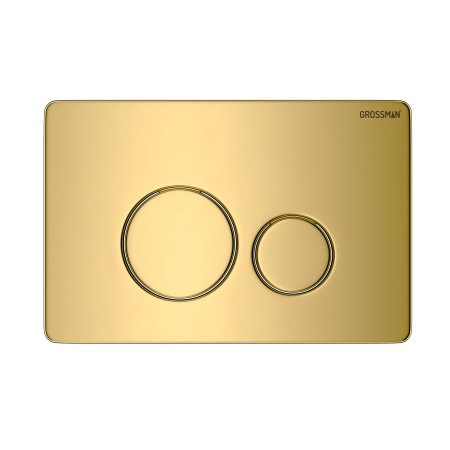 Комплект 3 в 1: Grossman инсталляция 900.K31.01.000+клавиша 700.K31.05.30M.30M золото глянцевый+унитаз GR-4411S