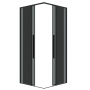 Душевое ограждение Grossman Galaxy 300.K33.01.9090.21.10 (90х90х195) квадрат,раздвижная,черный матовый,стекло тонированное, 1 место