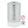 Душевая кабина Niagara Eco E100/40/MT (100х100х215) высокий поддон(40см),стекло матовое,4 места