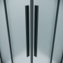 Душевое ограждение Grossman Galaxy 300.K33.01.9080.21.02 (90х80х195) прямоугольник,раздвижная,черный матовый,стекло шиншилла, 1 место