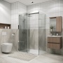 Душевое ограждение Grossman Classic 100.K33.04.110.10.00-200.K33.04.70.10.00 (110х70х195) раздвижная,хром,стекло прозрачное,2 места