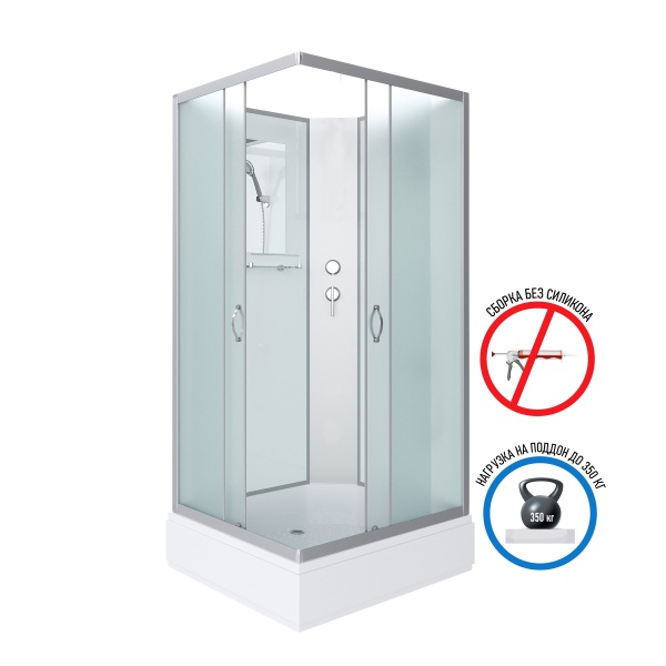 Душевая кабина Niagara NG 33084-14QBK Без крыши