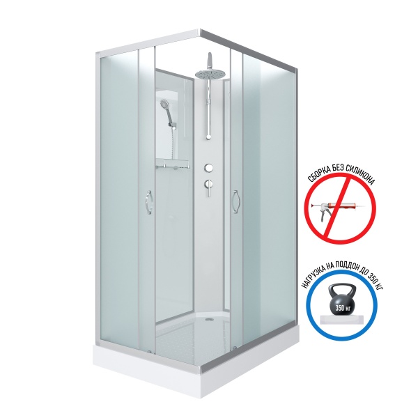 Душевая кабина Niagara NG 43295-14QBKT Без крыши