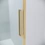 Душевое ограждение Grossman Cosmo 100.K33.02.110.32.00-200.K33.02.80.32.00 (110х80х195) раздвижная,золото сатин,стекло прозрачное,2 места