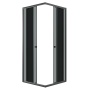 Душевое ограждение Niagara Eco NG-1008-14QT (80х80х190) квадрат,раздвижное,черный,стекло тонированное,1 место