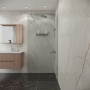 Душевая перегородка Niagara Eco NG-531-90 (90х190) хром,стекло прозрачное,1 место