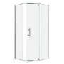 Душевое ограждение Niagara Eco NG-1009-14D (90х90х190) трапеция,распашное,хром,стекло прозрачное,1 место