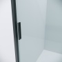 Боковая стенка Grossman Style 200.K33.05.90.21.00 (90х195) черный матовый,стекло прозрачное, 1 место
