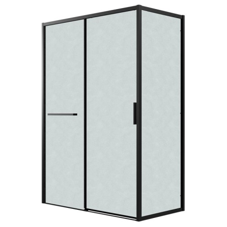 Боковая стенка Grossman Style 200.K33.05.100.21.02 (100х195) черный матовый,стекло шиншилла, 1 место