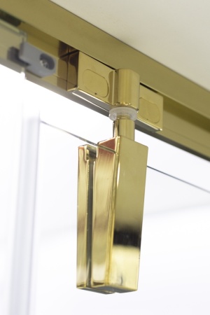 Дверь в нишу Niagara Nova NG-43-9AG (90х195) золото,дверь распашная,стекло прозрачное,1 место
