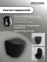 Комплект 3 в 1: Grossman инсталляция 900.K31.01.000+клавиша 700.K31.03.210.210 черный матовый+унитаз GR-4455BMS, 3 места