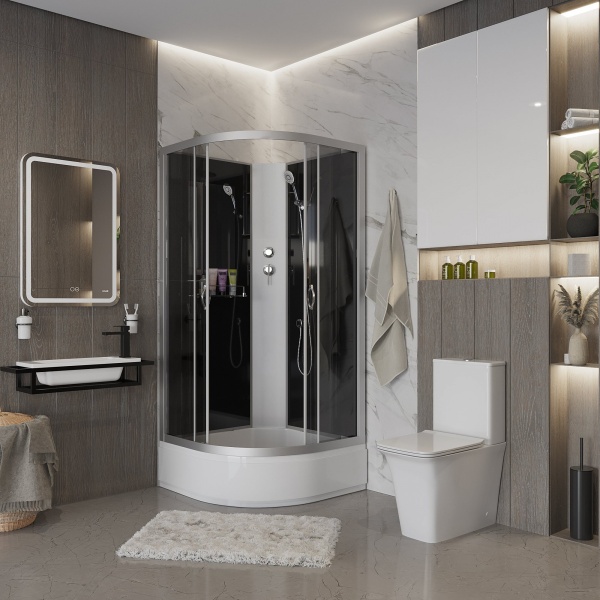 Душевая кабина Niagara NG 3502-14BK Без крыши